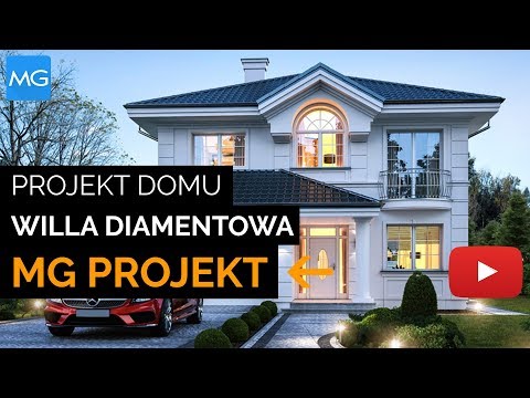 Projekt Willa Diamentowa MGProjekt - 134.49 m2 - koszt budowy 212 tys. zł