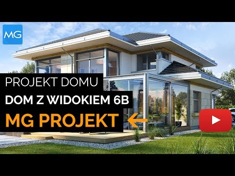 Projekt domu Dom z widokiem 6 B MG Projekt - 218.1 m2 - koszt budowy 341 tys. zł