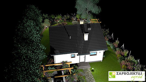 Projekt ogrodu - Zaprojektuj-Ogrod.pl Projekt domu Zosia - MGProjekt