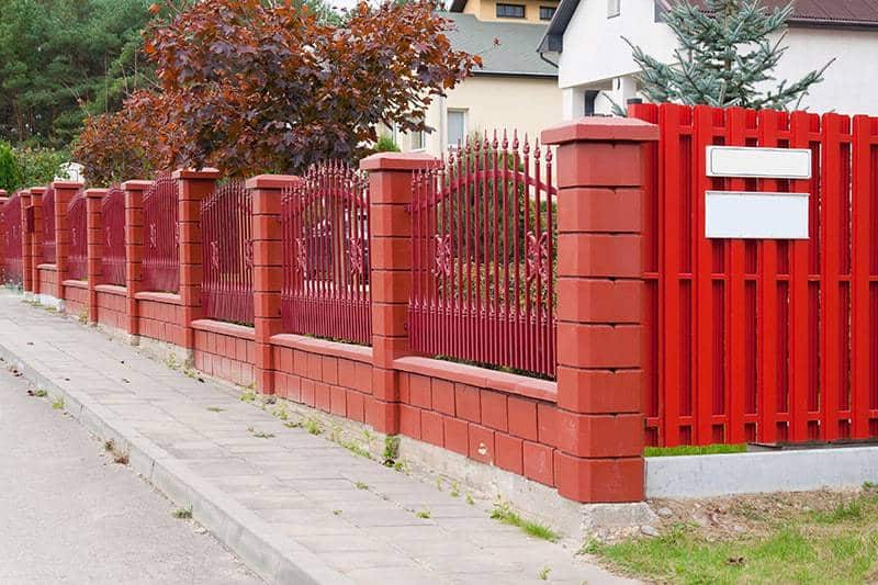 Ogrodzenie z klinkieru
