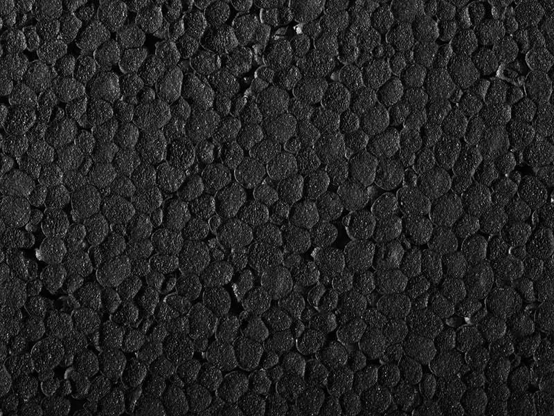 Czarny styropian
