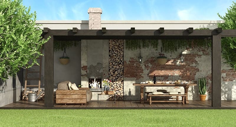 Nowoczesna pergola