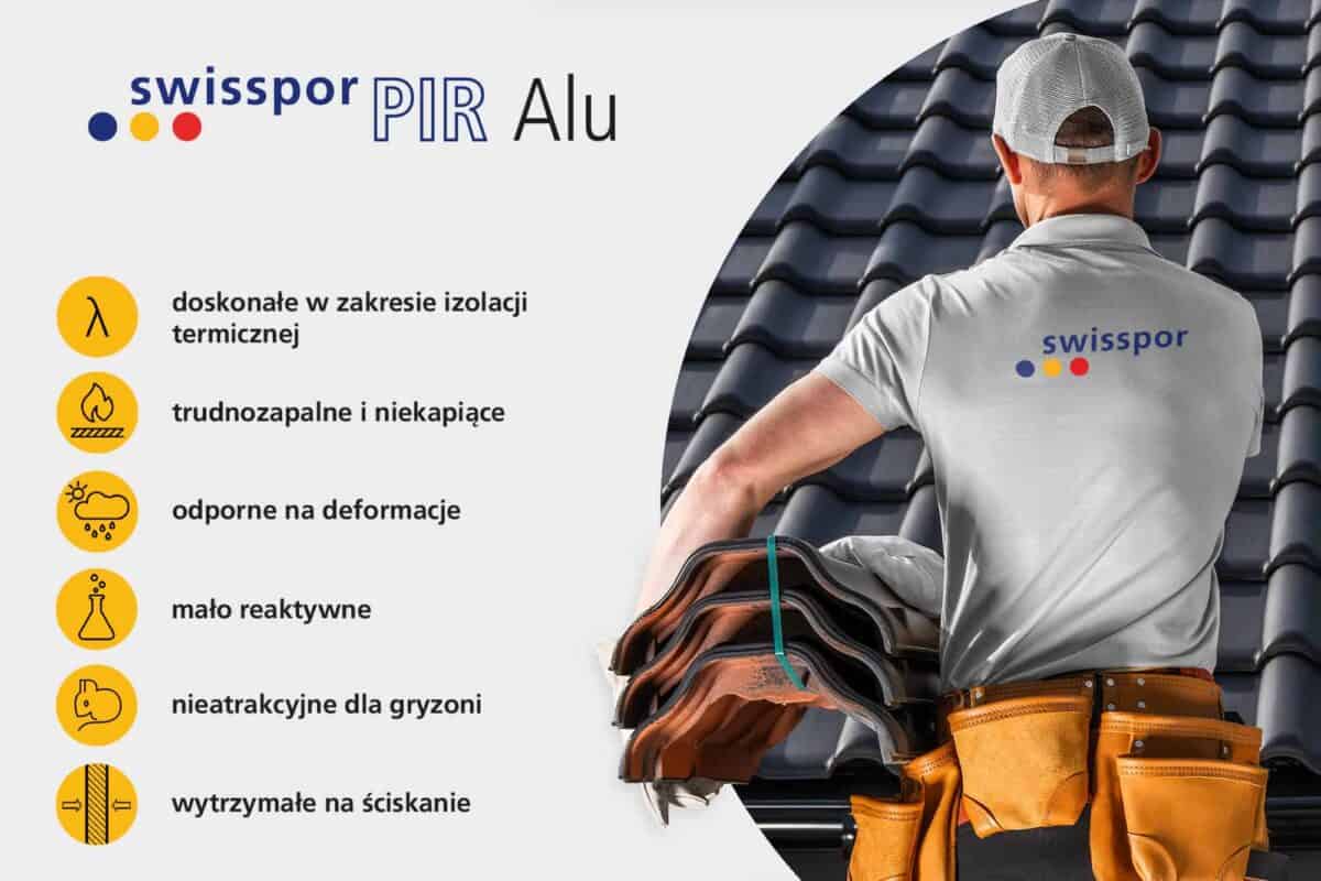 CREATON - Płyty swissporPIR Alu jako efektywna izolacja dachu skośnego z dachówek CREATON