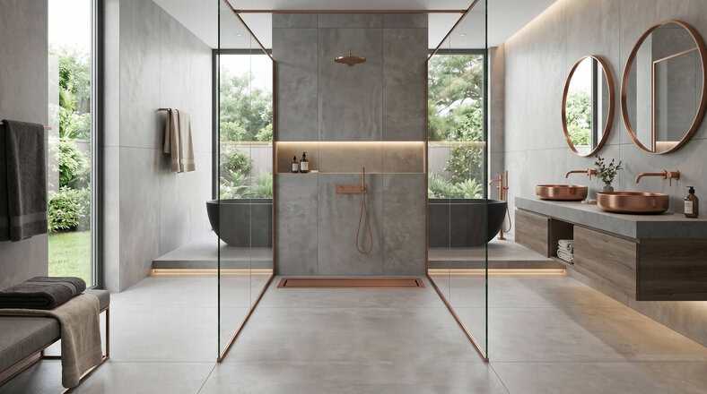 Odpływ liniowy a styl łazienki – czy pasuje do wszystkich? | BLOG BUDOWLANY