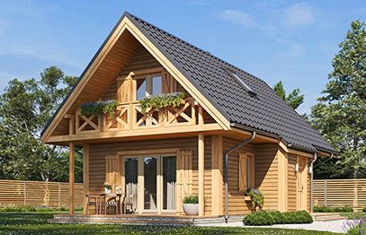 Projekty domów drewnianych