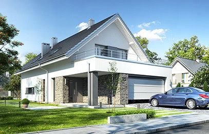 Projekty domów na wąską działkę