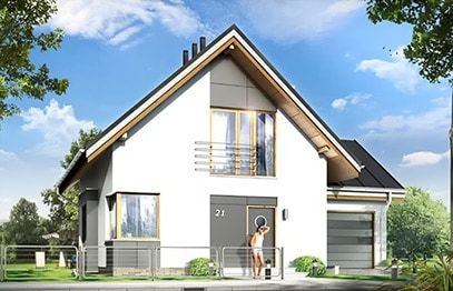 Projekty domów z garażem