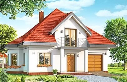 Projekty domów z dachem wielospadowym
