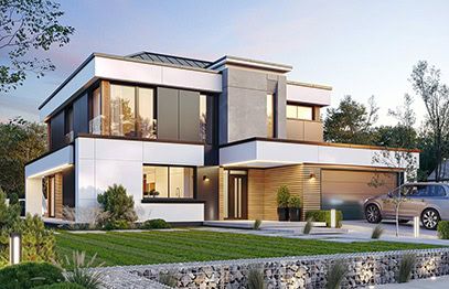 Projekty domów z wnętrzami