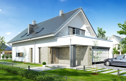 Projekty domów na wąską działkę