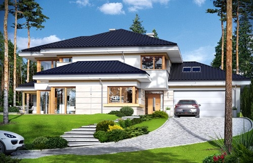 Projekty domów z wejściem od południa