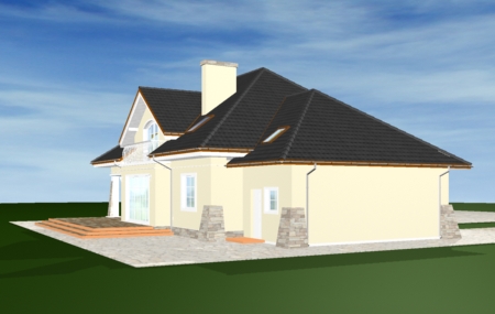 Animacja - Projekt domu Benedykt 3