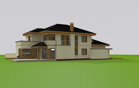 Animacja - projekt domu Verona