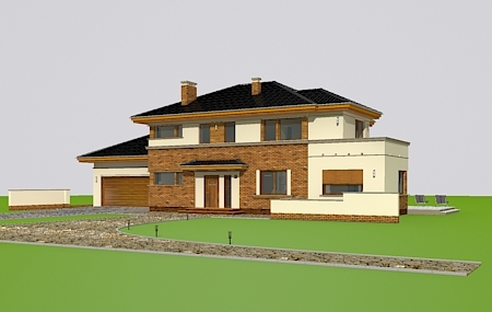Animacja - projekt domu Verona