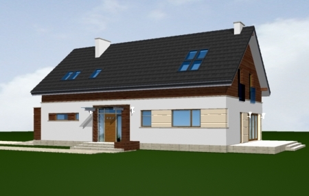 Animacja - projekt domu Nowoczesny 2