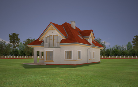 Animacja - projekt domu Weronika