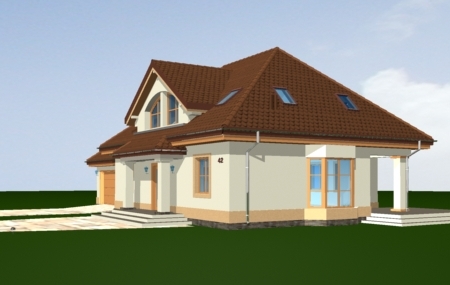 Animacja - projekt domu Faworyt 2