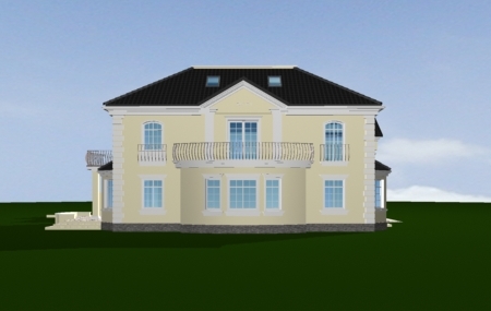 Animacja - projekt domu Komorów