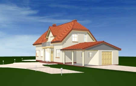 Animacja - projekt domu Krzysztof