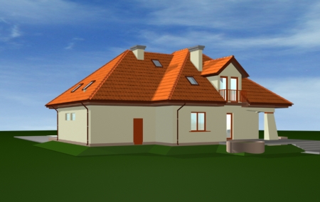 Animacja - Projekt domu Agnieszka