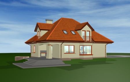 Animacja - Projekt domu Agnieszka