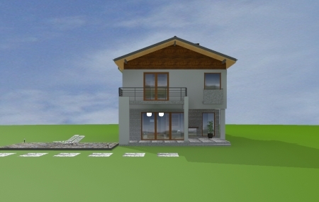 Animacja - projekt domu Lugano