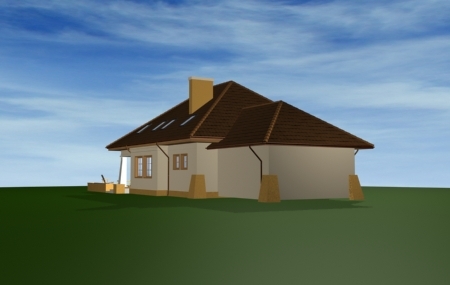 Animacja - projekt domu Benedykt