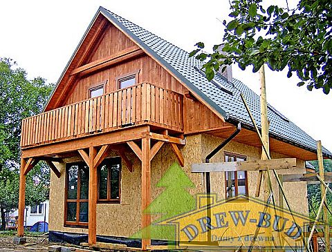 Realizacja domu D03 Grześ Drewniany