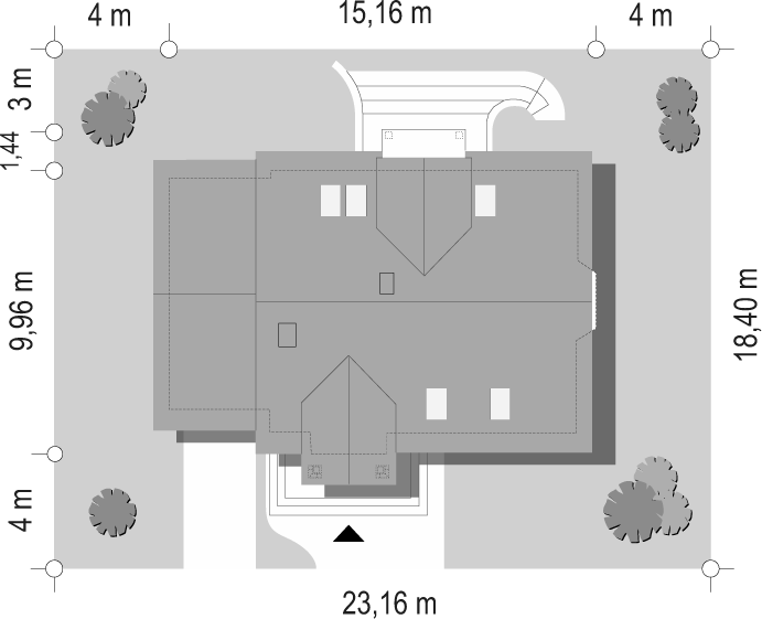 Zgrabny 2 - sytuacja