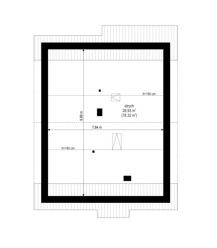 Zosia 4 - rzut strychu