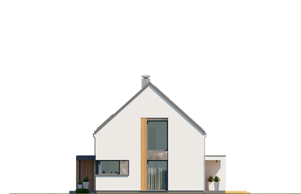 Projekt domu Dom na zgrabnej 2 - elewacja