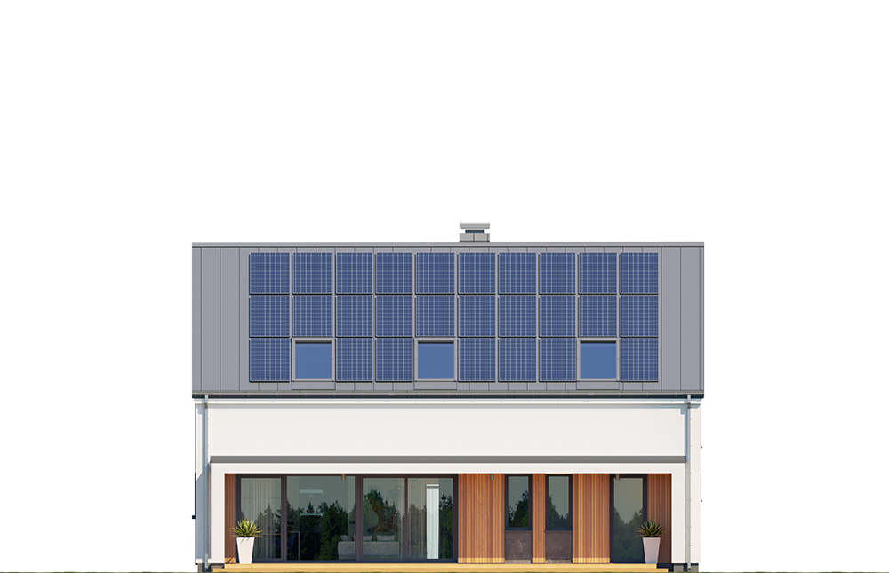 Projekt domu Dom na zgrabnej 2 - elewacja