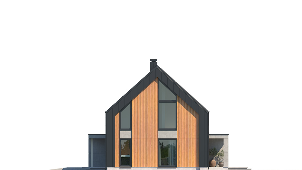 Projekt domu Dom na zgrabnej 3 - elewacja