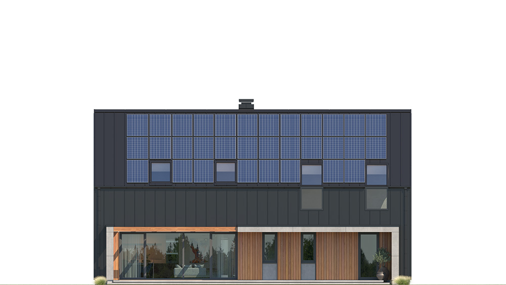 Projekt domu Dom na zgrabnej 3 - elewacja