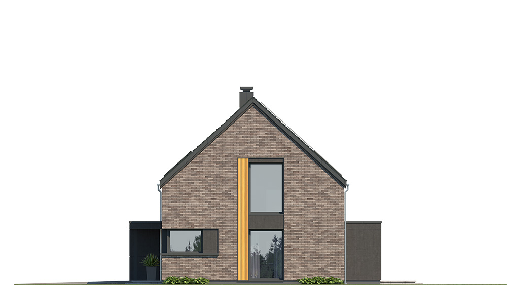 Projekt domu Dom na zgrabnej 4 - elewacja