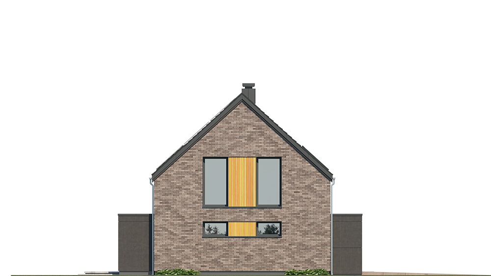 Projekt domu Dom na zgrabnej 4 - elewacja