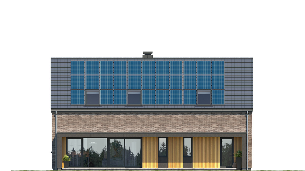 Projekt domu Dom na zgrabnej 4 - elewacja