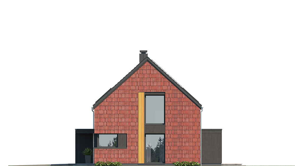 Projekt domu Dom na zgrabnej 5 - elewacja