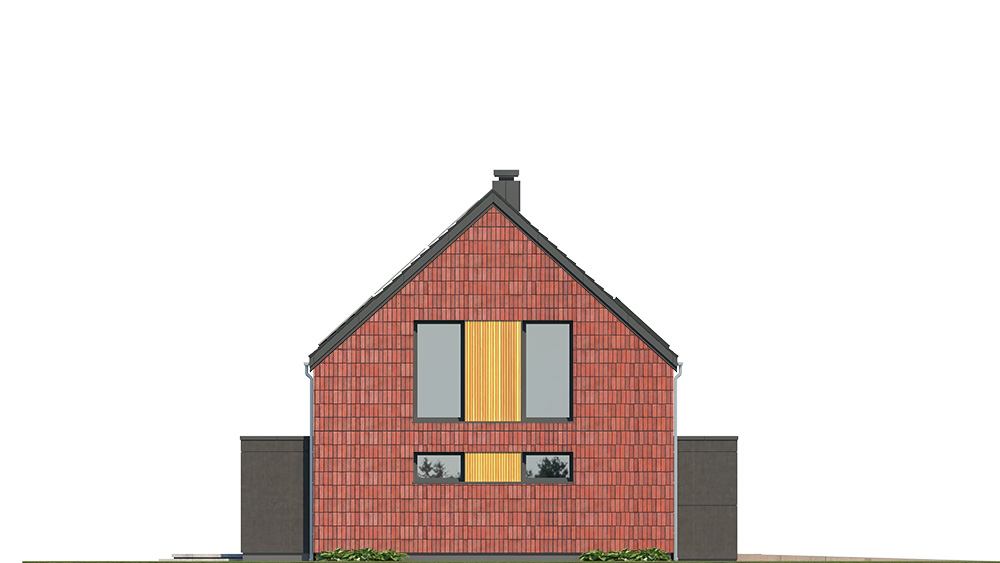 Projekt domu Dom na zgrabnej 5 - elewacja