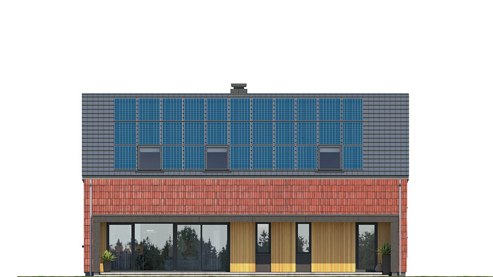 Projekt domu Dom na zgrabnej 5 - elewacja