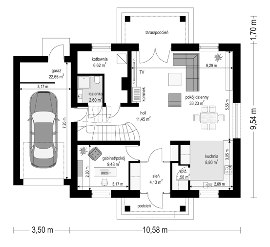 Magnat 3 - rzut parteru