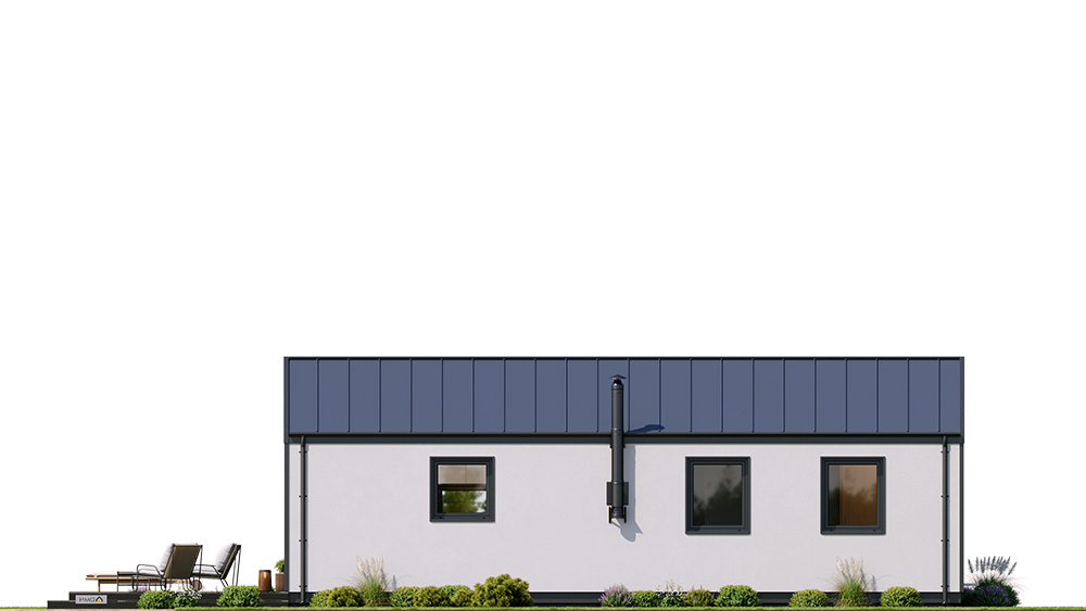 Projekt domu MG 2 wariant 15 B - elewacja