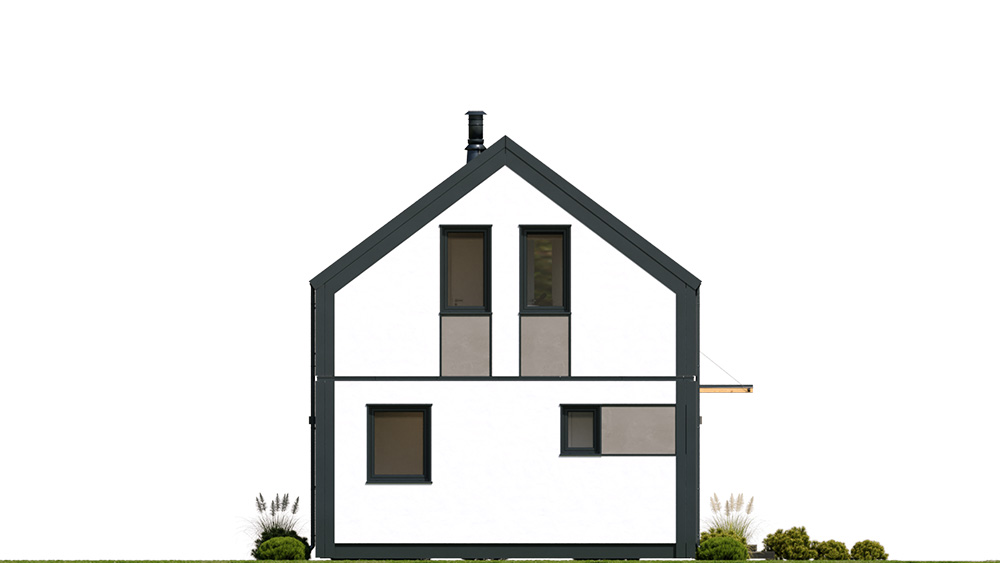 Projekt domu MG 3 wariant 18 - elewacja