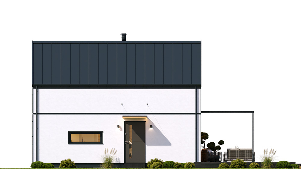 Projekt domu MG 3 wariant 18 - elewacja