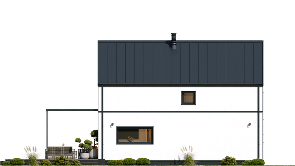 Projekt domu MG 3 wariant 18 - elewacja