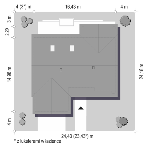 Parterowy 3 - sytuacja