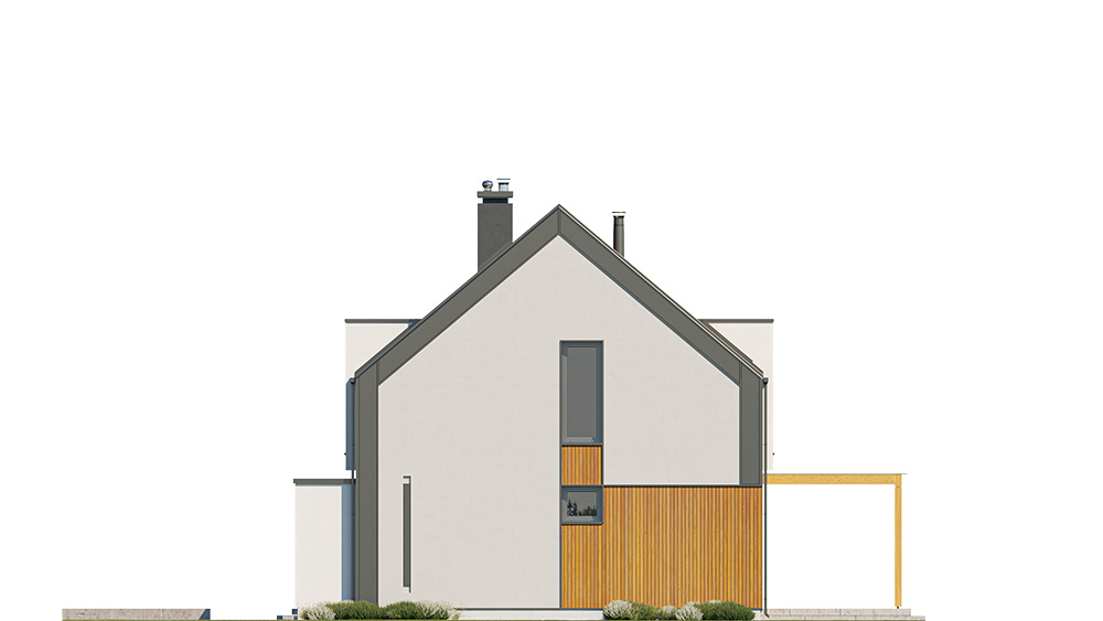Projekt domu Przyjemny 3 - elewacja