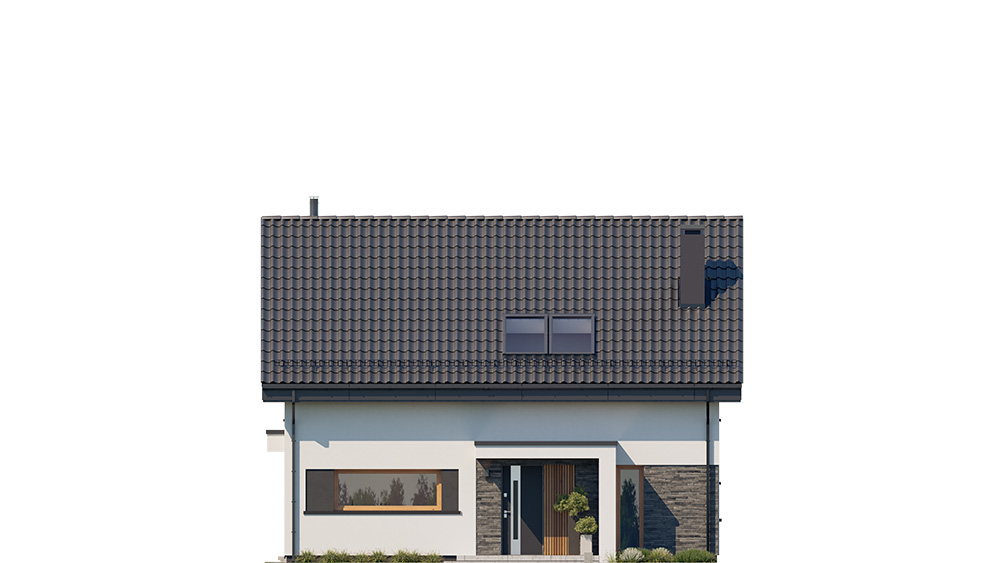Projekt domu Przyjemny 5 elewacja