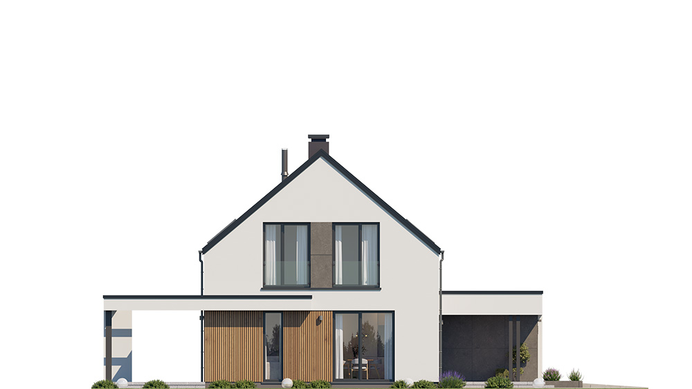 Projekt domu Przyjemny 6 elewacja