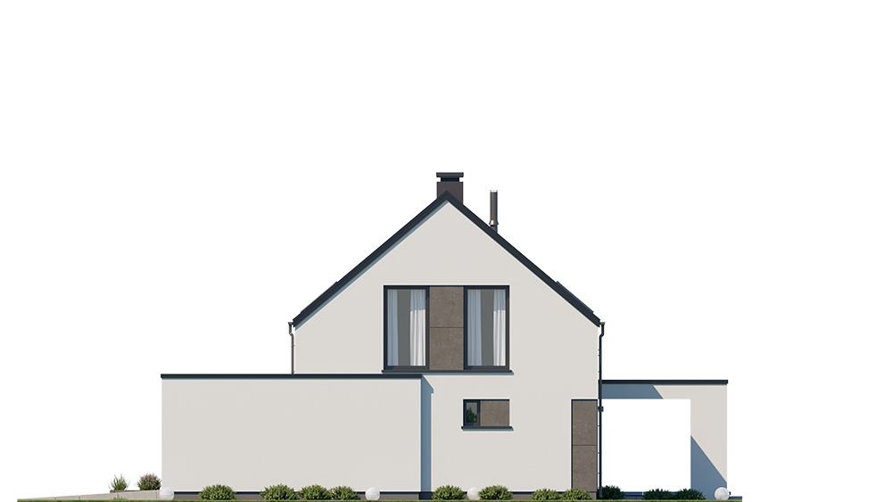 Projekt domu Przyjemny 6 elewacja